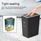 thumbnail image 2 of 2 Pack 4 Gallons/15 Liters Garbage Can with Press Top, Dog Proof, Plastic Waste Basket for Bathroom|Kitchen|Bedroom|Office|Living Room(Black), 2 of 4