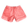 thumbnail image 4 of JINMGG Shorts for Women Clearance $5 Woman Summer Solid Color Pocket Jeans Cowboy Pants Female Tassel Bandage Bottom Casual Shorts Pink M, 4 of 5