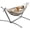 Coffee, variant on PETGLE Double Hammock, Heavy Duty Portable, 500 lb Weight Capacity, Perfect for Both Indoors and Outdoors, 2 Person Hammock with Carrying Bag, Rainbow