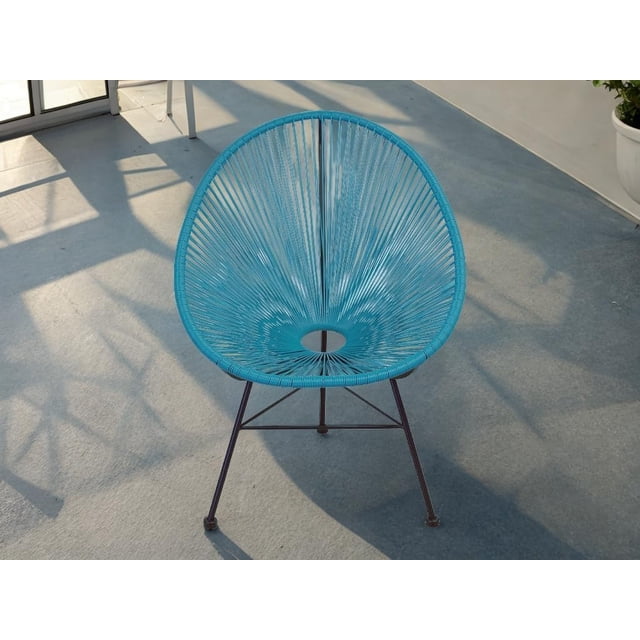 Multicolour All-Weather Woven Rope Vynil Chair Indoor &; Outdoor Chair Lounge Chair