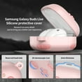 thumbnail image 3 of Allytechgroup Cute Case for Samsung Galaxy Buds Live/ Buds Pro/ Buds FE/ Galaxy Buds 2, Shockproof & Dustproof Earpods Case with Keychain, Soft Silicone Protective Cover, Pink, 3 of 7