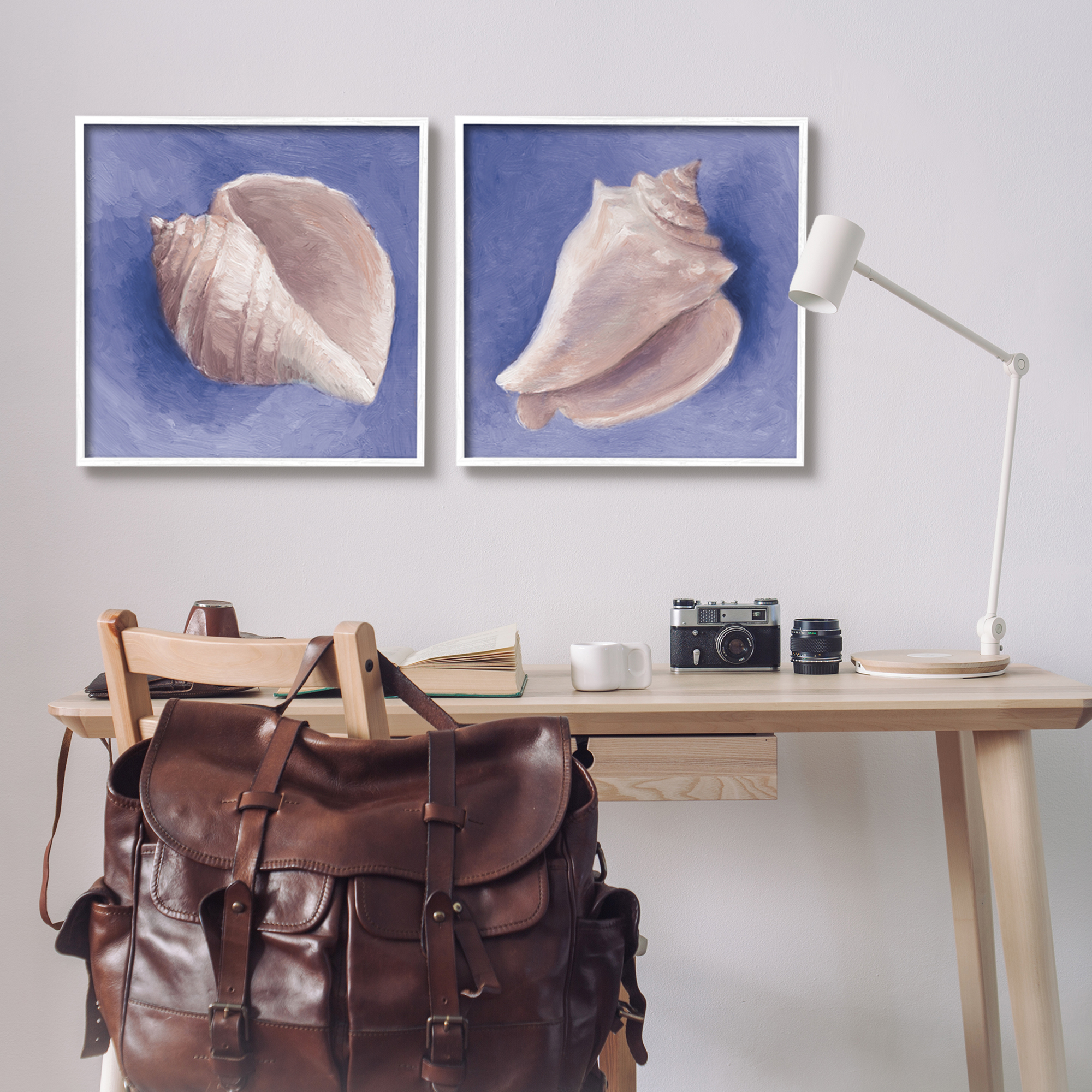 Stupell Industries Simple Classic Seashell Conch Still Life Painting , 24 x 24, Design by Lanie Loreth