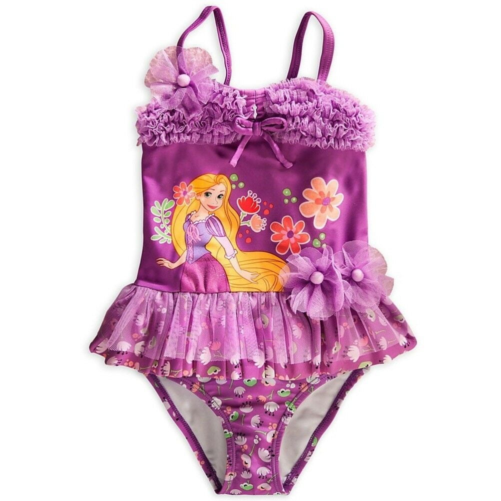 Disney Princess Sofia The First One Piece Swimsuit Toddler Girl Size 5T 
