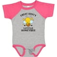 thumbnail image 3 of Inktastic Cute Bee Great Aunt's Little Honeybee with Stars Boys or Girls Baby Bodysuit, 3 of 5