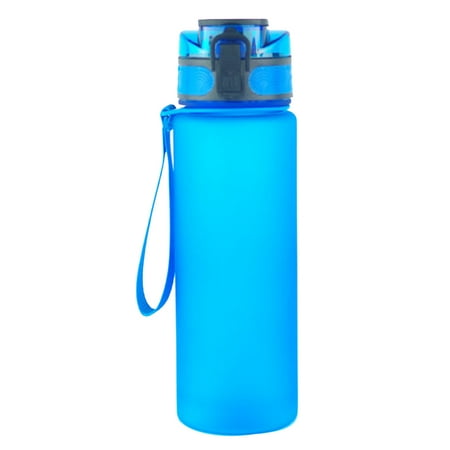 

740Ml Outdoor Sports Water Portable Leak-Proof Water Bottles for Tour Hiking Camping Cycling Blue