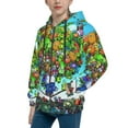 thumbnail image 2 of Plants Vs Zombies Hoodie 3D Print Pullover Hooded Long Sleeve Sweatshirts Tops Blouse with Pocket, 2 of 6