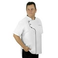 thumbnail image 4 of Europe Chef Coat with piping, 4 of 5