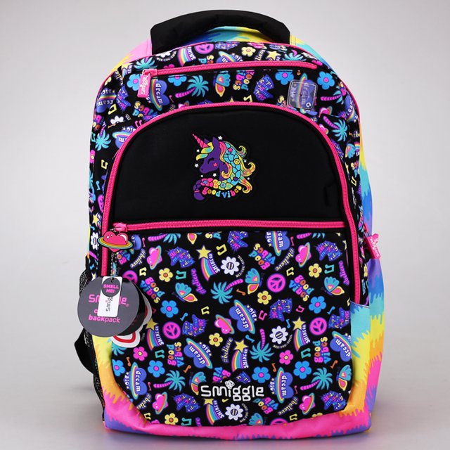 Sac à Dos pour Adolescent, Grande Capacité, Forme de Dessin Animé avec Stylo Pailleté-SinKeeU