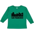 thumbnail image 3 of Inktastic San Francisco Skyline with Grunge Boys or Girls Long Sleeve Toddler T-Shirt, 3 of 5