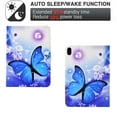 thumbnail image 6 of TECH CIRCLE Case for iPad 10th Generation 10.9 Inch 2022,PU Leather Corner Protection Multi-Angle Stand Folio Smart Cover with Auto Sleep/Wake Function for iPad 10.9 Inch 2022 Release,Butterfly, 6 of 7