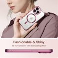 thumbnail image 7 of JETech Electroplated Case for iPhone 15 Pro Max 6.7-Inch, Camera Lens Full Protection, Compatible with MagSafe Wireless Charging, Shockproof Soft TPU Phone Cover (Red), 7 of 7