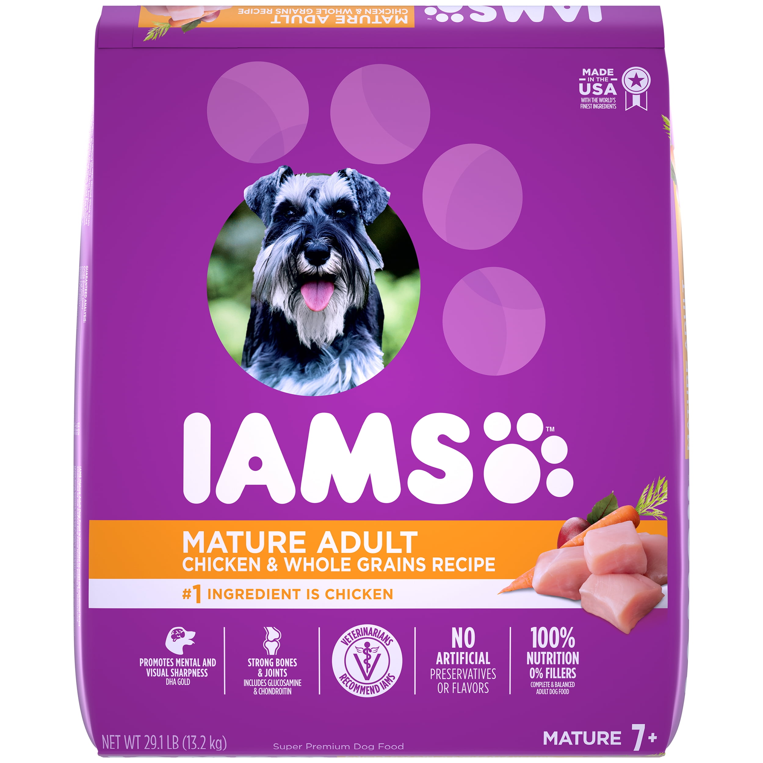 iams senior plus large breed discontinued