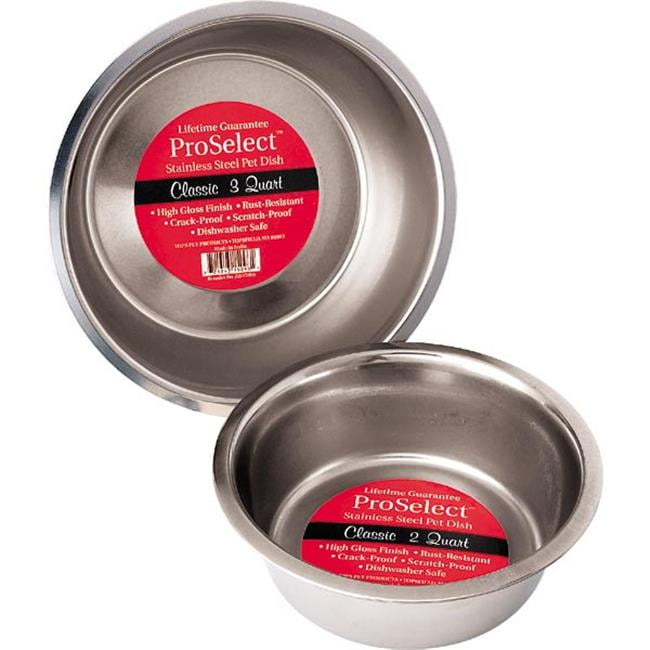 ProSelect ZW150 98 Stainless Steel Classic Dog Bowl 5-Quart 