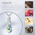 thumbnail image 4 of Turtle Urn Necklaces for Ashes Sterling Silver Turtle Memorial Keepsake Cremation Jewelry Gift for Women, 4 of 6