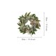 thumbnail image 3 of Flores artificiales, flores falsas, flores de imitación, corona de rama de olivo artificial, una corona verde para primavera y verano, adecuada para puertas de entrada y estilo de interiores y exterio, 3 of 5