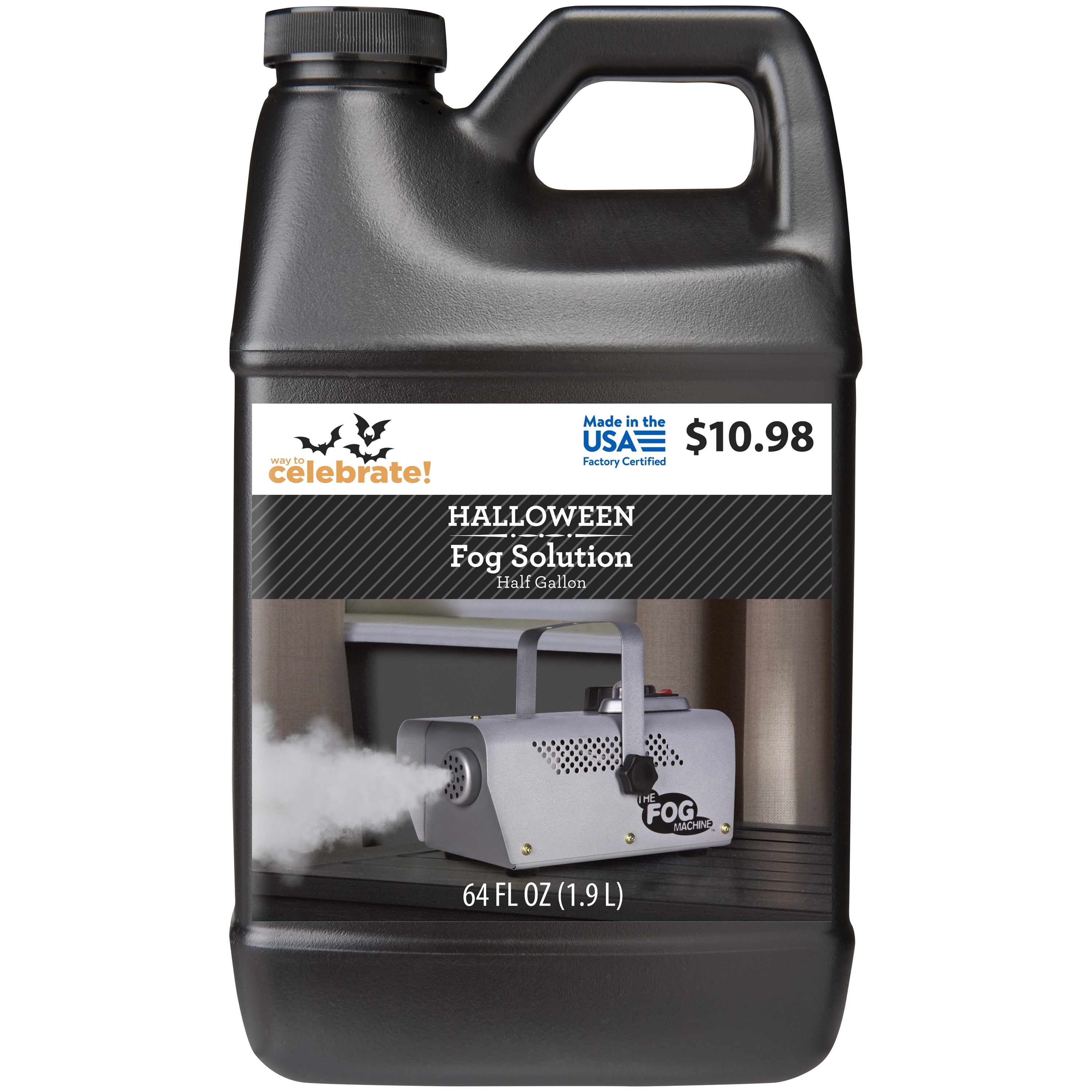 Way To Celebrate Halloween Fog Solution, Half Gallon