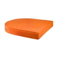 thumbnail image 4 of Jeco Chaise en Osier avec Coussin Orange, Ensemble de 2, Espresso, 4 of 10