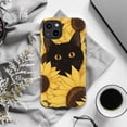 thumbnail image 6 of Black Cat with Sunflowers Phone Case – Cute & Vibrant Floral Phone Case for iPhone 16 15 14 13 12 11 Pro Max Plus Mini, 6 of 6