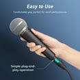 thumbnail image 6 of TONOR Cardioid Dynamic Vocal Microphone, Wired Vocal Mic with Integral Pop Filter & Spherical Mesh Grating, Handheld Mic with Noise Reduction, 6.35mm XLR Output, Singing, Stage, Recording, D58, Black, 6 of 8