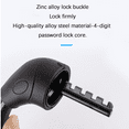 thumbnail image 3 of FACEGA Bike Lock,5-Digit Combination U Lock,Steel Bike Lock Cable,Weather-Resistant Secure Lock, 3 of 6