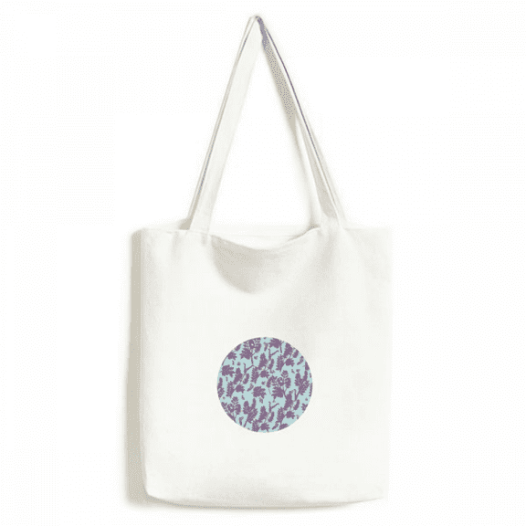 Flowers Painting lavender Tote Canvas Bag Shopping Satchel Casual Handbag
