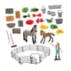 thumbnail image 5 of Set de juego de caballo y jinete, set de caballos de juguete, animales de granja, juguetes de establo para niños de 3 años en adelante. 10209, 5 of 9