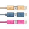 iPhone & Android Dual Charger Cord 3ft Long Cable Wire, Compatible Micro USB Devices & Accessories