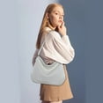 thumbnail image 3 of Montana West Soft Hobo Bags for Women Purses and Handbags Shoulder Satchel Bag, Solid White, 3 of 7