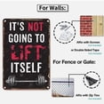 thumbnail image 3 of Vintage Gym Metal Sign Motivational Weight lifting Poster Its Not Going To Lift Itself Fitness Artwork 12x16 Inch Aluminum TiWall Decor for Home Gym Garage Workout Room Strength Training Inspiration, 3 of 8