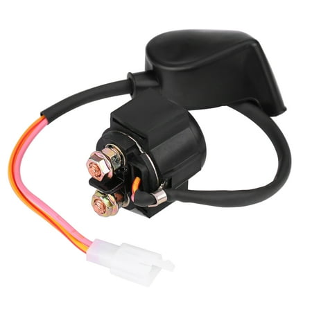 12V Starter Relay Solenoid, Universal Motorcycle Starter Relay with Easy Installation, High-Quality Material for GY6 Engines & Chinese Scooter ATV