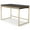 Black, variant on Bowery Hill Contemporary Metal Writing Desk with USB Port in Black