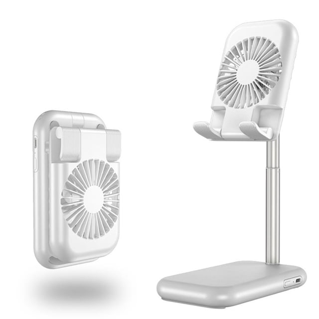 Youkk Support de Bureau de Téléphone Intelligent Réglable avec Ventilateur de Refroidissement USB Support de Téléphone Pliable Support de Téléphone Intelligent N ° 2