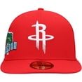 thumbnail image 2 of Men's New Era Red Houston Rockets Stateview 59FIFTY Fitted Hat, 2 of 5