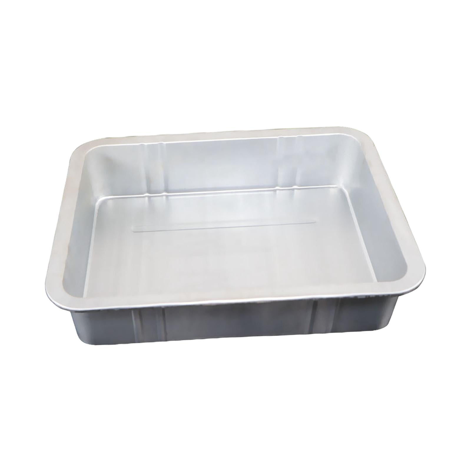 Nishiyuenyi Engine Oil Drain Pan Leakproof Large Capacity Professional Oil Trip Tray White M