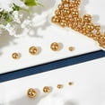 thumbnail image 4 of 1 Box 50Pcs Golden Earring Backs 304 Stainless Steel Round Screw Ball Backs Stoppers Post Studs for Jewelry Making Earring Piercing Supplies Findings 3/4/5/6/8mm, 4 of 9