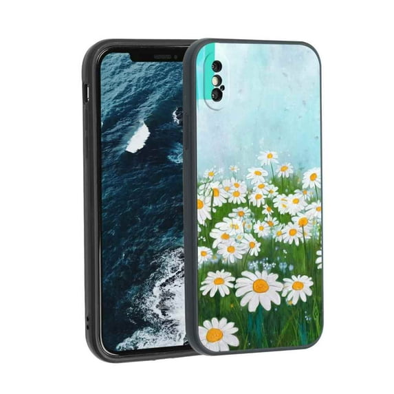 Daisies-118 Phone Case, Degined for iPhone XS Max Case Men Women, Flexible Silicone Shockproof Case for iPhone XS Max
