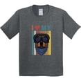 thumbnail image 3 of Inktastic I Love My Rottweiler Dog Youth T-Shirt, 3 of 5