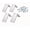 4pcs, variant on JUANCHENG Gutter FOR SPLASH Guard for Roof Corner Water Diverter Metal Rain Gutter