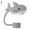 shark, variant on Ocean Animal Silicone Straw Covers Set Of 10 For 10mm Straws Creative Hygienic Protectors