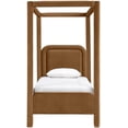thumbnail image 3 of Meridian Furniture Lit Simple Rembourré en Velours Salina, 3 of 11