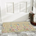thumbnail image 6 of Floral Decor Door Mat Welcome Flowers Doormat Non Slip Colorful Farmhouse Entrance Reusable Home for Spring Decoration Front Door Mats Indoor Outdoor Rug 17" x 30", 6 of 6