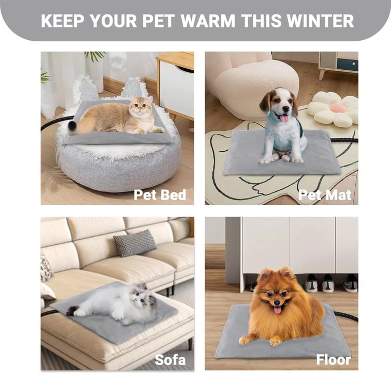 Zalalova Electric Heated Pet Pad, 24x18 Inch, 9 Levels photo 7