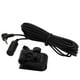 thumbnail image 1 of Micrófono externo manos libres compatible con Bluetooth, cable trenzado de 2,5 m, color negro, 1 of 1