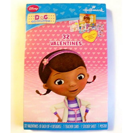 Disneys Doc McStuffins Valentines Cards (32 Count) by Hallmark ...