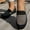 Black, variant on Women Shoes Slip On Loafers for Women Breathable Hollow Fly Knit Round Toe Flat Work Shoes for Women Comfort Wide Feet Non Slip Soft Rubber Sole Casual Flats Solid Color Lightweight Walking Ballet