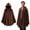 Brown, variant on Forfamy Medieval Hooded Cloak Black Cape Renaissance Cloak with Hood Adult Halloween Costumes for Men Women Hooded Velvet Cloak