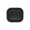thumbnail image 3 of Case Compatible with AirPods 3 2021, Portable Carrying Front LED Visible Full Protective Leather Cover with Keychain, Black, 3 of 4