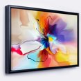 thumbnail image 2 of Designart Creative Flower in Multiple Colors FLOAT FRAME WALL ART, 2 of 4