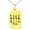 Gold, variant on Stainless Steel Svefnthorn Volsungs Viking Norse Engraved Small Rectangle Dog Tag Charm Pendant Necklace