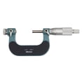 thumbnail image 1 of Mitutoyo 126-138 Screw Thread Micrometer, Interchangeable Anvil-Spindle Tip, Ratchet Stop, 1-2" Range, 0.001" Graduation, Plus /-0.0002" Accuracy, 1 of 1